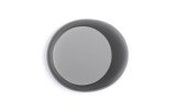 Eclipse Self Adhesive Wall Mounted Mirror Dark Grey